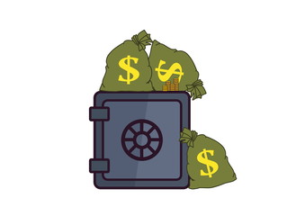 lot of money and wealth - financial image