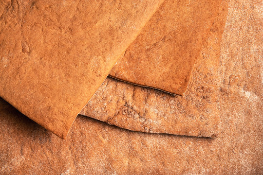 closeup of baked honey path plates