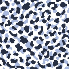 Fototapeta na wymiar Leopard skin seamless pattern texture. Abstract animal fur wallpaper.