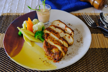 Grilled chicken tender