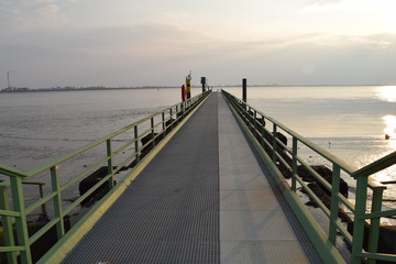 Obraz premium Moderner Steg