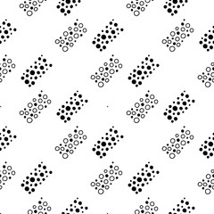 Seamless vector geometrical pattern with hand drawn decorative elements Graphic abstract design, drawing illustration. Print for fabric, textil, wallpaper, wrapping packaging Line drawing Doddle style