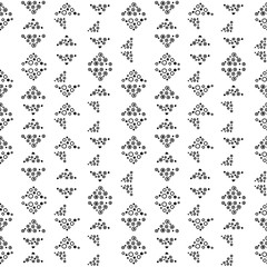 Seamless vector geometrical pattern with hand drawn decorative elements Graphic abstract design, drawing illustration. Print for fabric, textil, wallpaper, wrapping packaging Line drawing Doddle style