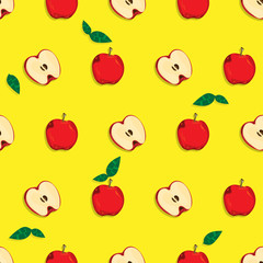fruit pattern background graphic apple