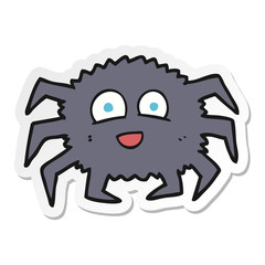 sticker of a cartoon spider