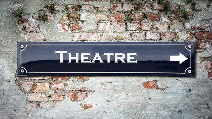 Sign 390 - Theatre