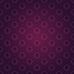 Old-fashioned dark purple wallpaper