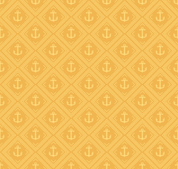 seamless pattern with anchors