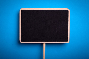 Blank Blackboard Sign Board Isolated