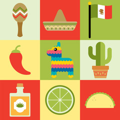 Cinco De Mayo Icon Set