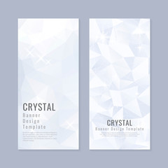 Crystal textured background collection