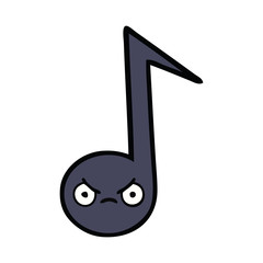 cute cartoon musical note