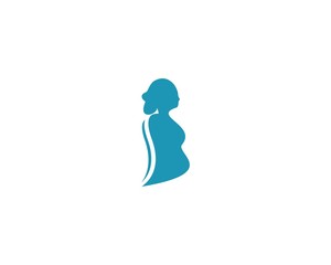 Beauty pregnant women vector