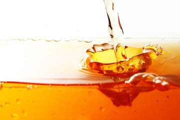 tea drink droplet background