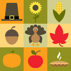 Thanksgiving Icon Set