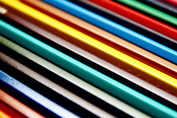 Wooden pencils background