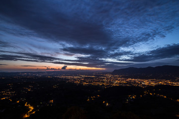 Veduta su Terni , Umbria, Italia.