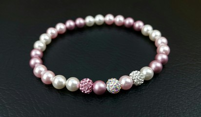 Pearl bracelet shiny for women jewelry
