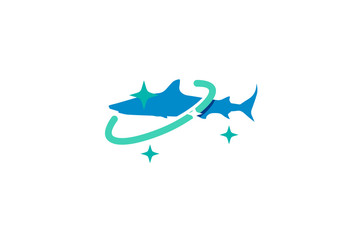 Shark Planet Logo Template Inspirations