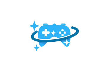 Console Planet or Gaming Planet Logo Inspirations Template