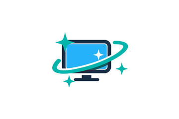 Personal Computer Logo Planet