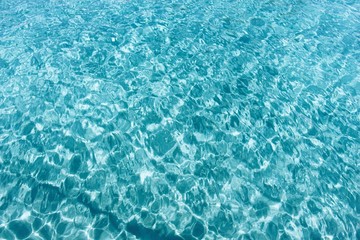 Clear ocean on Milos Island, Greece