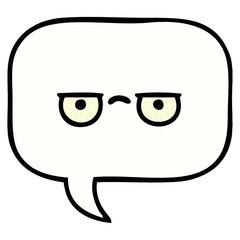 comic book style cartoon speech bubble