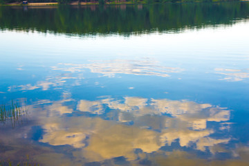 Obraz na płótnie Canvas sky lake