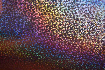 Abstract holographic texture background, shiny rainbow hologram paper, colorful backdrop. - obrazy, fototapety, plakaty