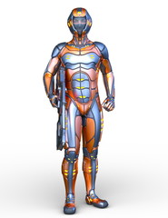 Fototapeta premium サイバーマン