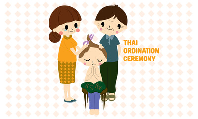 Thai culture religion concept