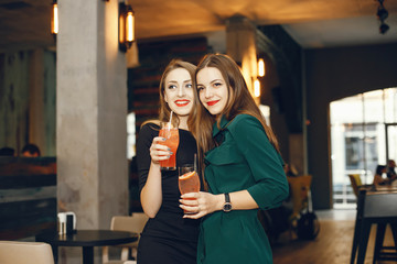 girls with cocktails