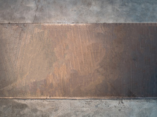 zinc floor and raw concrete texture with dirty stain