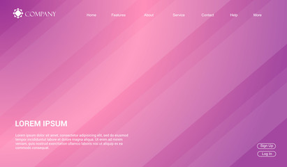 Website template for websites, or apps. modern minimal. eps 10