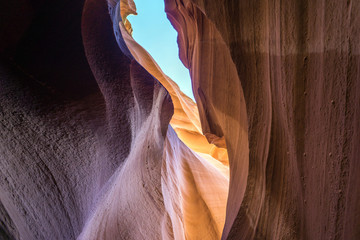 Antelope Canyon - Arizona Slot Canyon with Detailed Texture