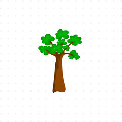 tree isolated illustration