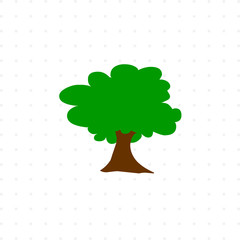tree isolated illustration