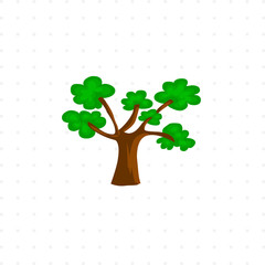 tree isolated illustration
