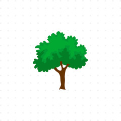 tree isolated illustration