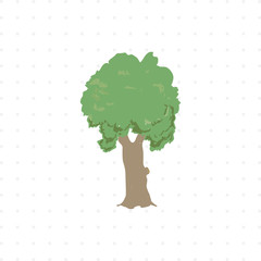 tree isolated illustration