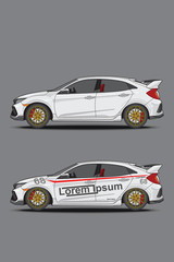 car racing is vector for infographic design