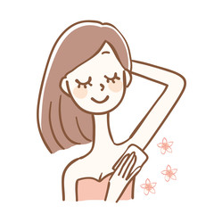 汗取りシート　女性　フローラルの香り