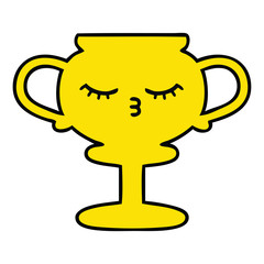 cute cartoon trophy