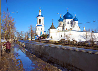 Bogolyubsky Convent Nativity of the Virgin. Orthodox monastery in the village of Bogolyubovo, Vladimir region