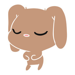 cartoon of cute kawaii bunny