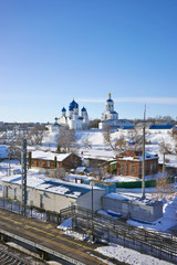 Bogolyubsky Convent Nativity of the Virgin. Orthodox monastery in the village of Bogolyubovo, Vladimir region