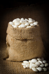 Beans in bag