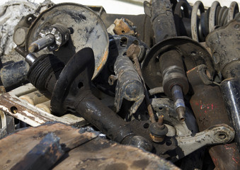 iron car parts for metal processing