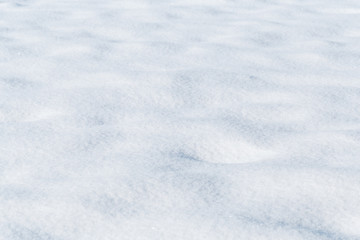 background of fresh snow texture in blue tone