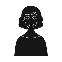 Isolated object of photo and character  symbol. Collection of photo and face stock symbol for web.